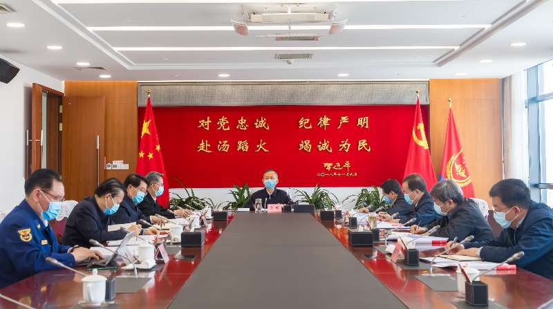 XXAV视频黄明在应急管理部党委会上强调 着力加强党委班子自...